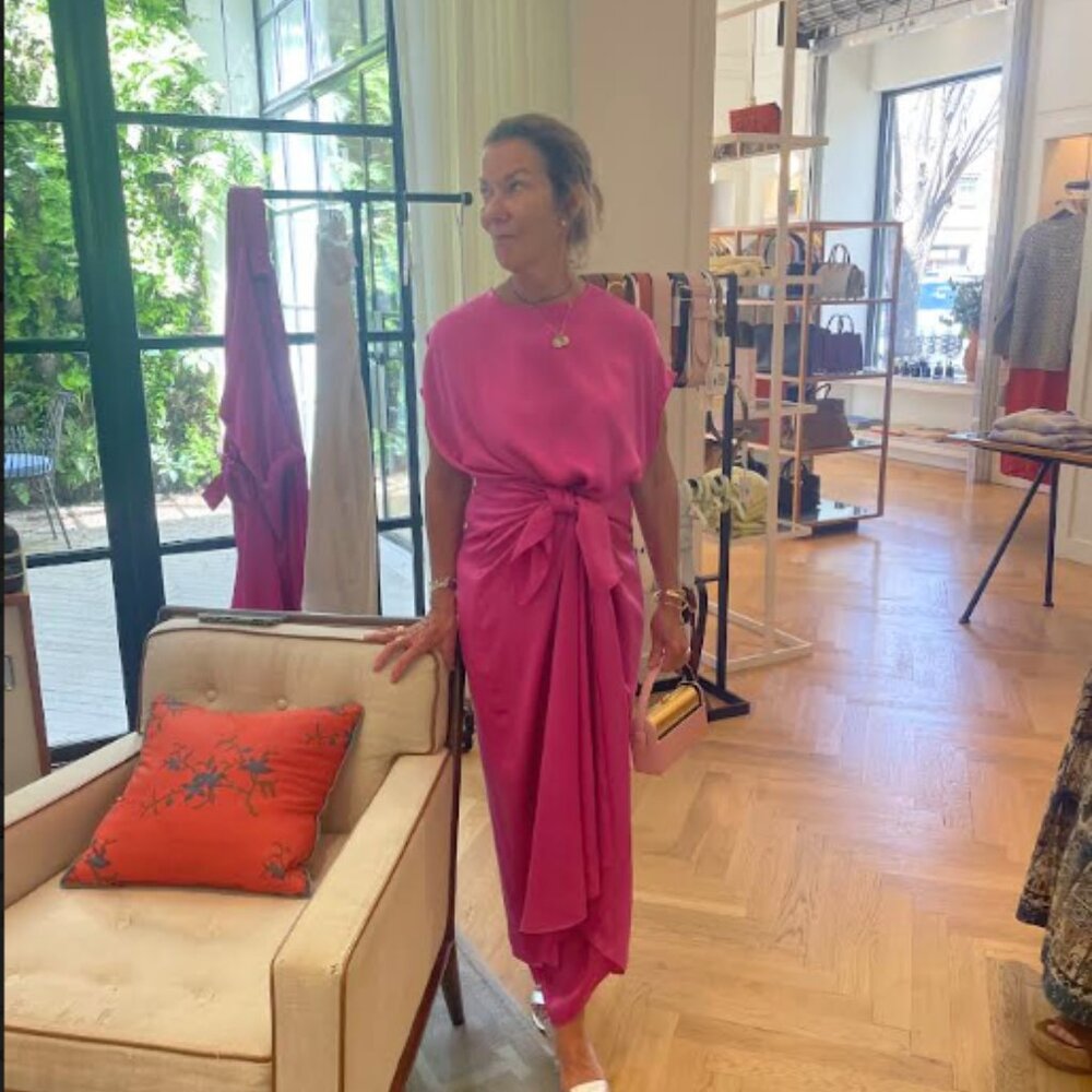 Dušan Knot Jumpsuit - Magenta